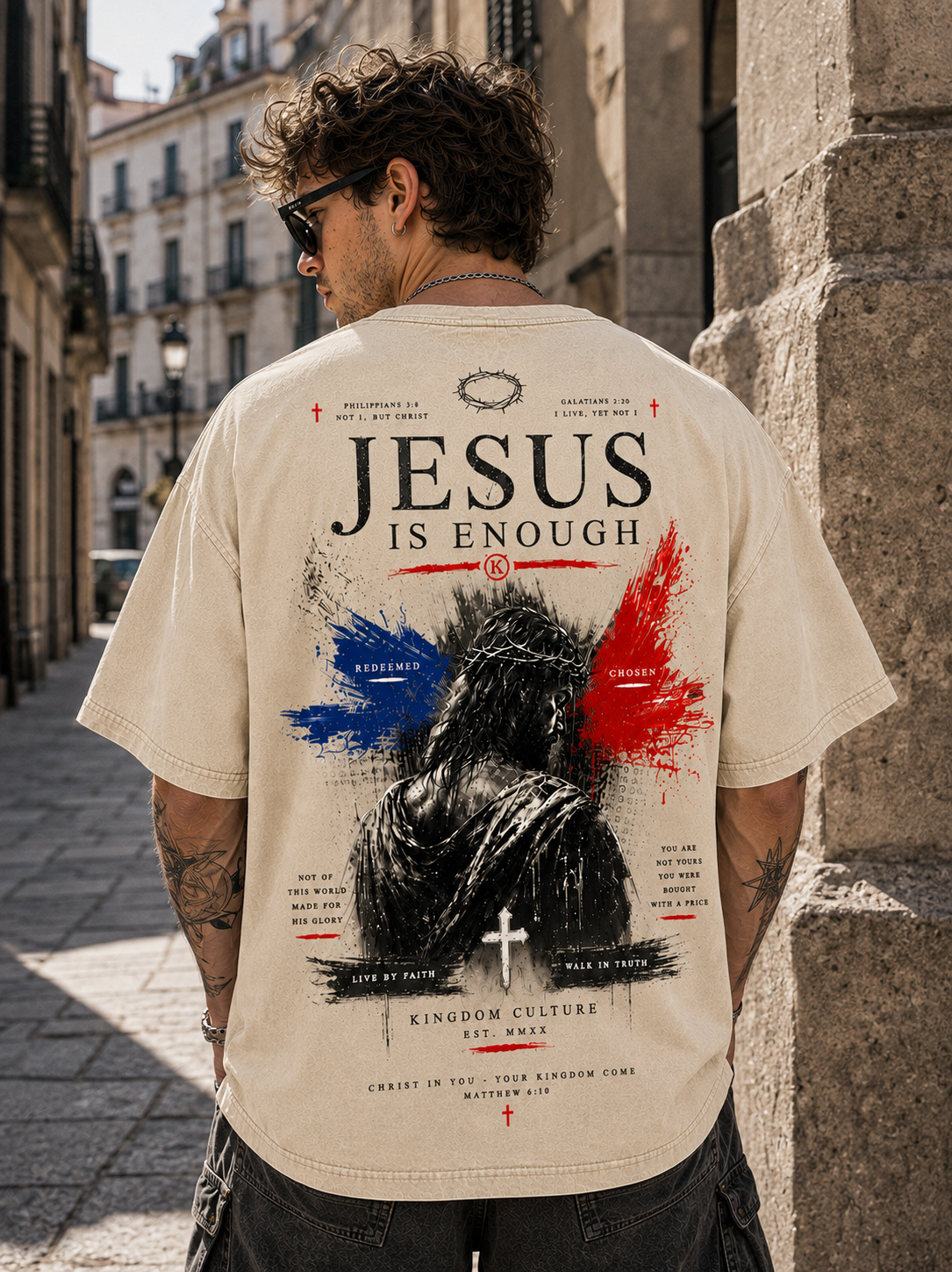 Jesus Is Enough — Vintage Christian T-Shirt