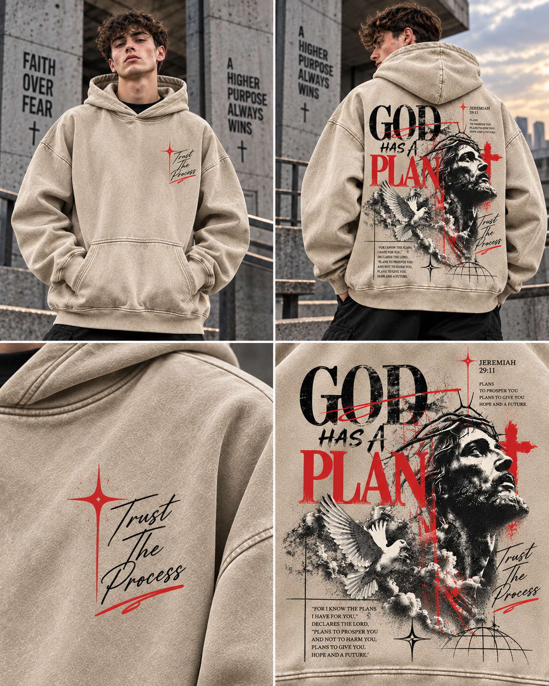 GOD Has A Plan – Faith Streetwear Hoodie