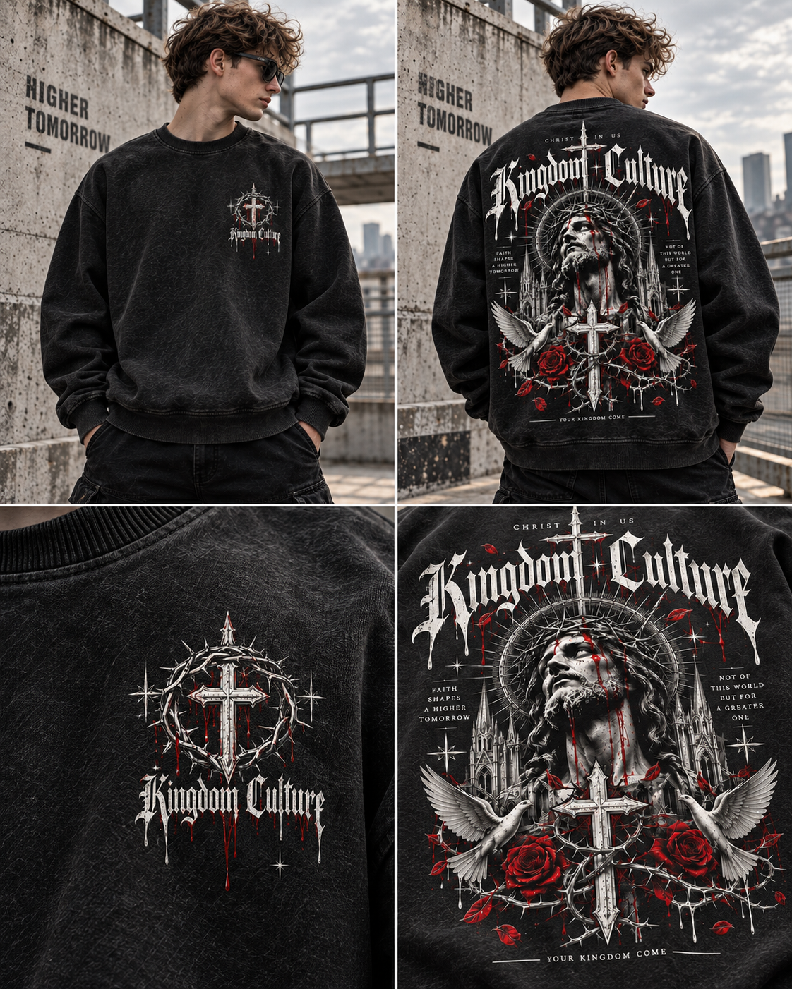 Kingdom Culture Vintage Washed Sweatshirt