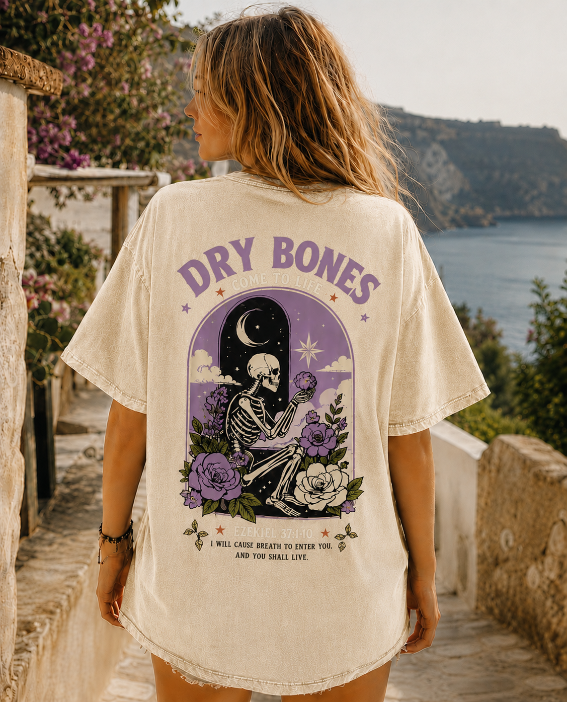 Dry Bones Come To Life Vintage Washed T-Shirt