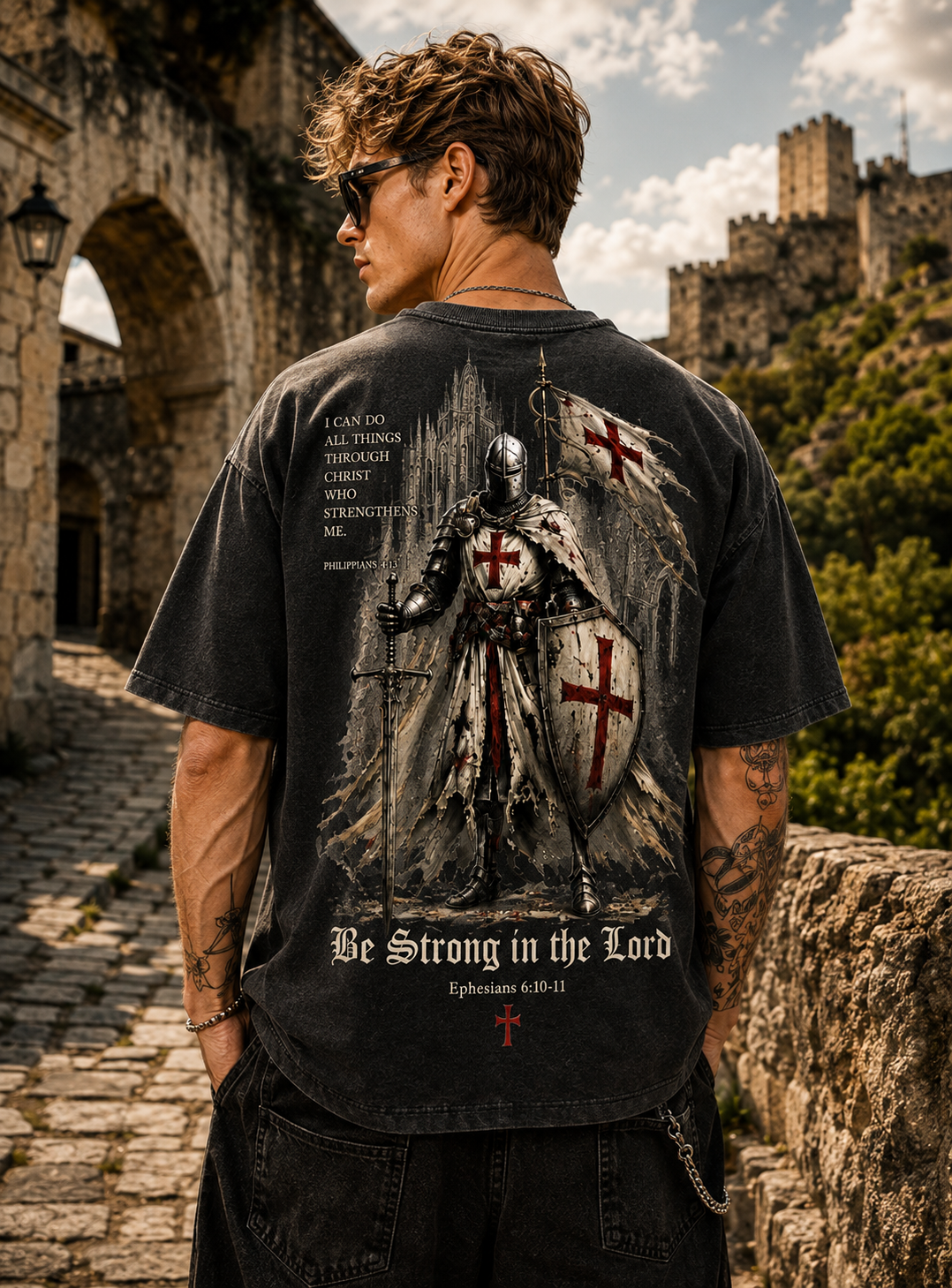 Crusader Cross Tee