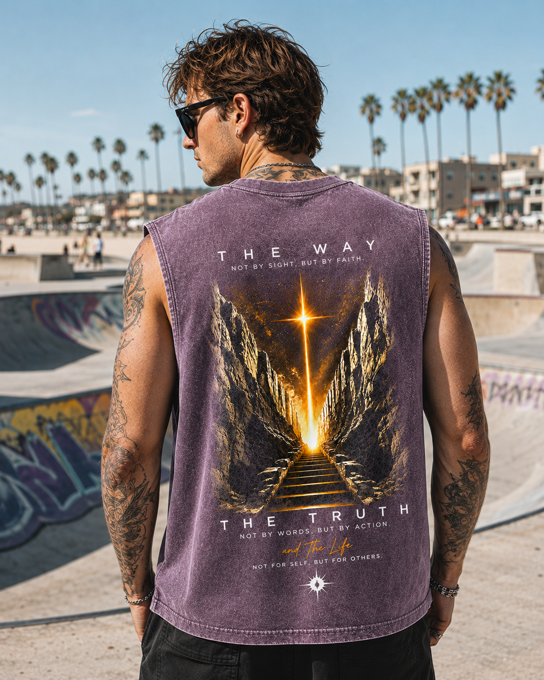 Faith Over Sight Washed Tank