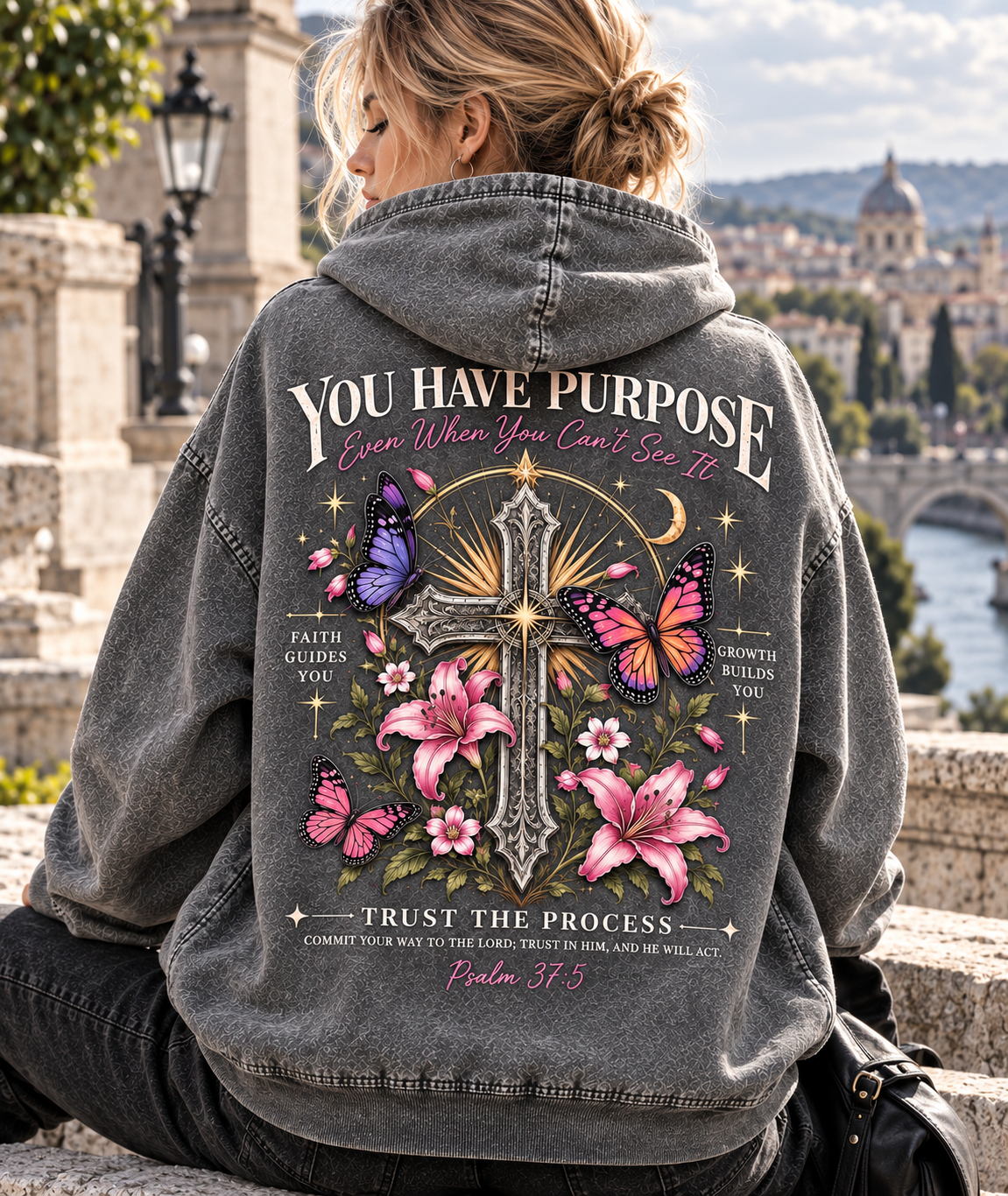Purpose & Faith Vintage Hoodie