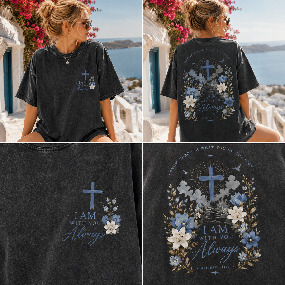 Faith Over Fear – Vintage Christian Graphic Tee