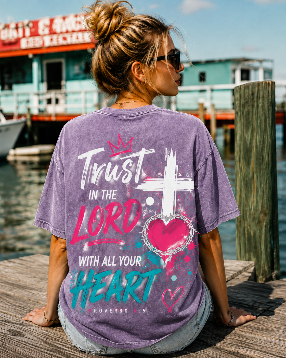Trust In The Lord Graphic Tee – Vintage Christian Streetwear