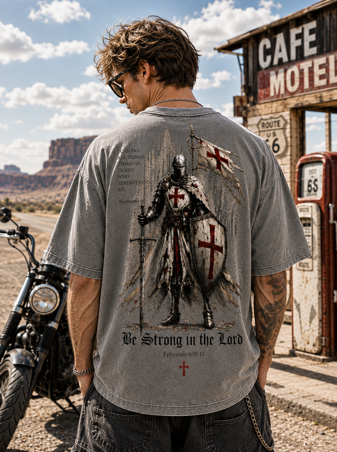 Crusader Cross Tee