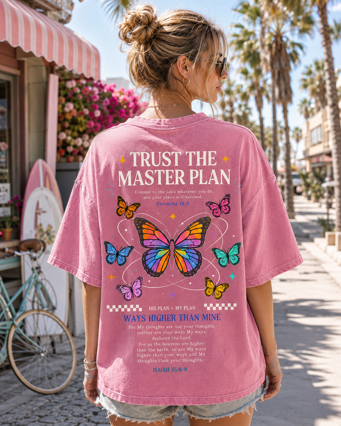 Trust The Master Plan – Vintage Butterfly Tee