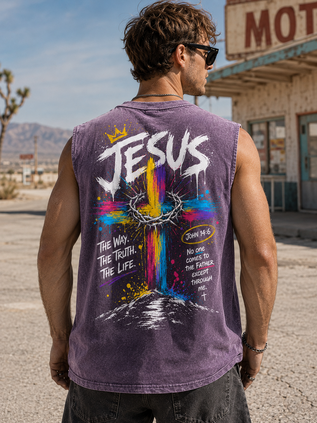 Jesus Vintage Washed Tee – Faith Streetwear