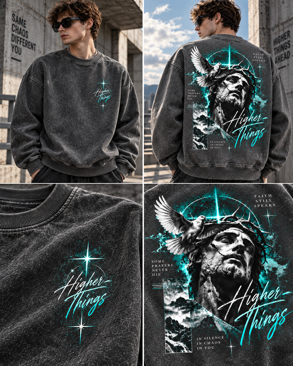 Higher Things Vintage Graphic Sweatshirt