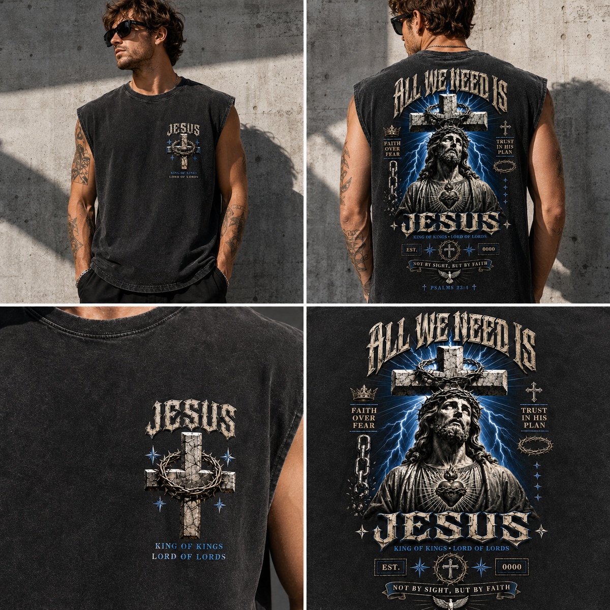 Jesus Faith Vintage Wash Tank