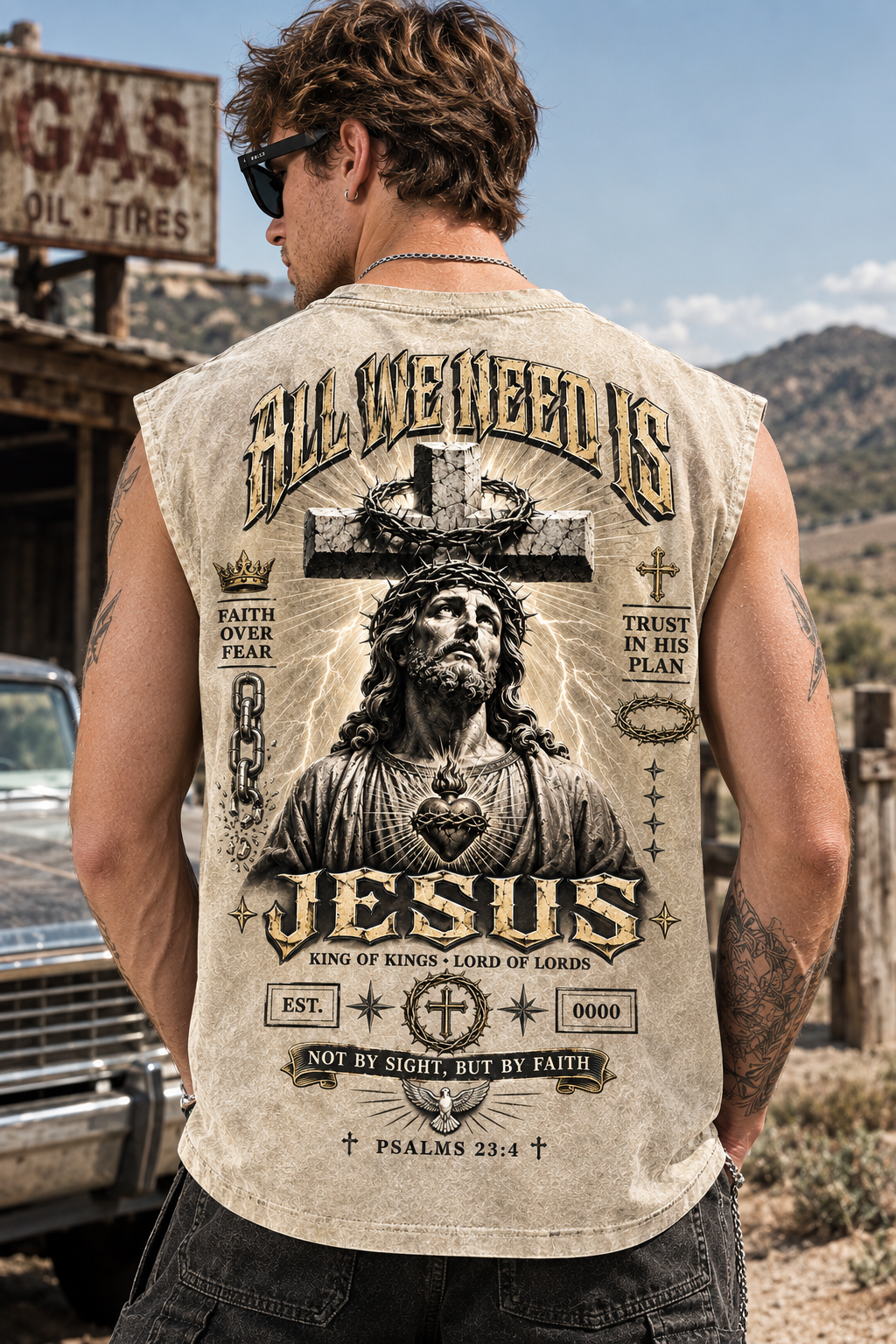 Jesus Faith Vintage Wash Tank