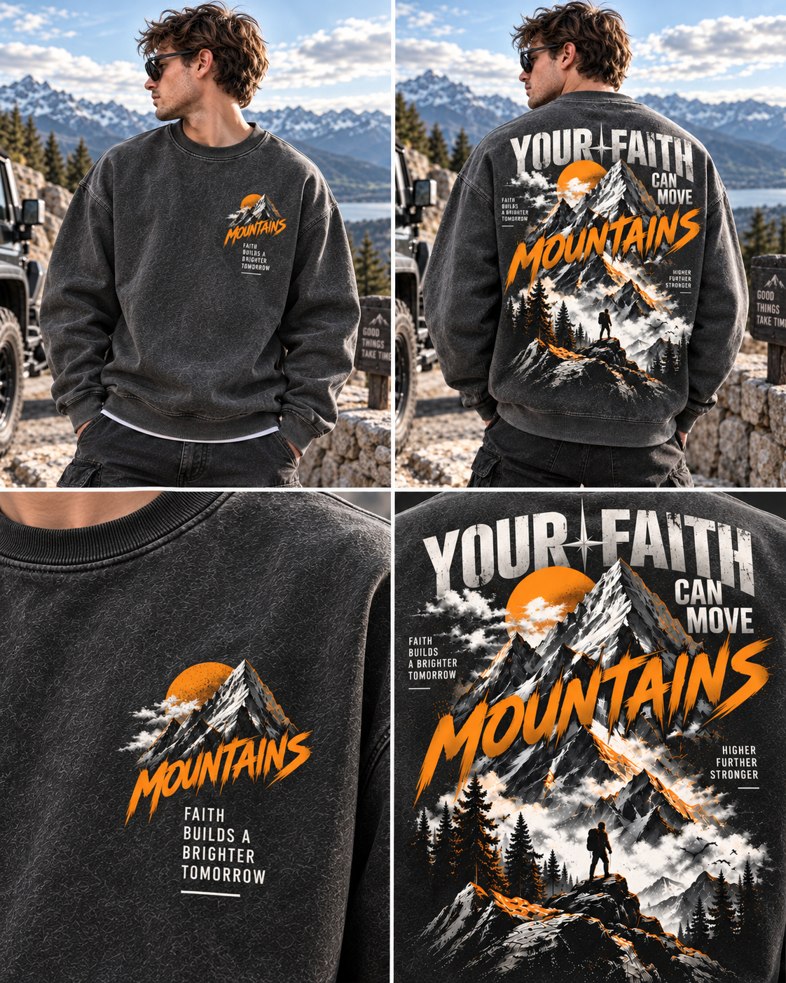 Faith Moves Mountains Sweatshirt