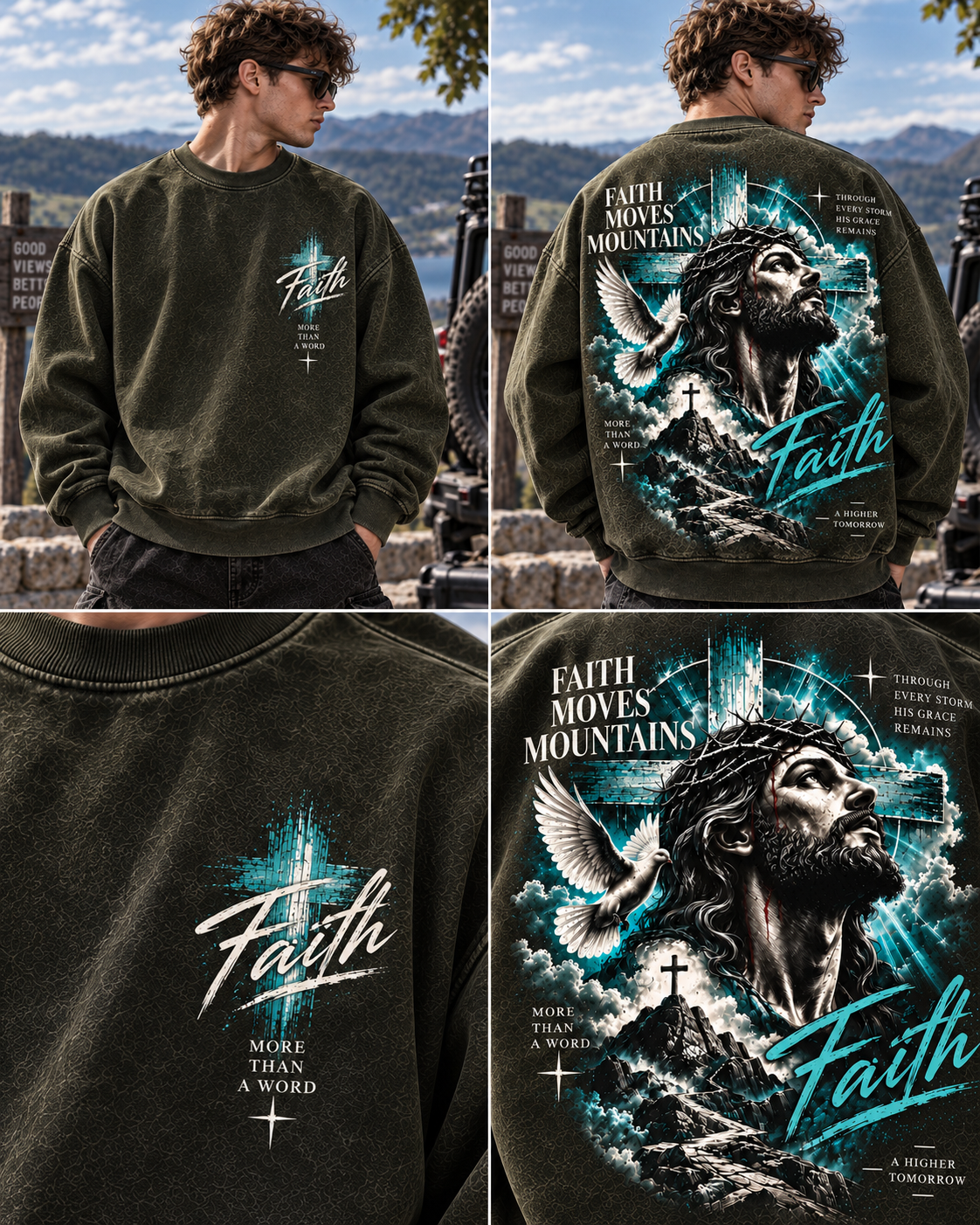 Faith Moves Mountains Sweatshirt
