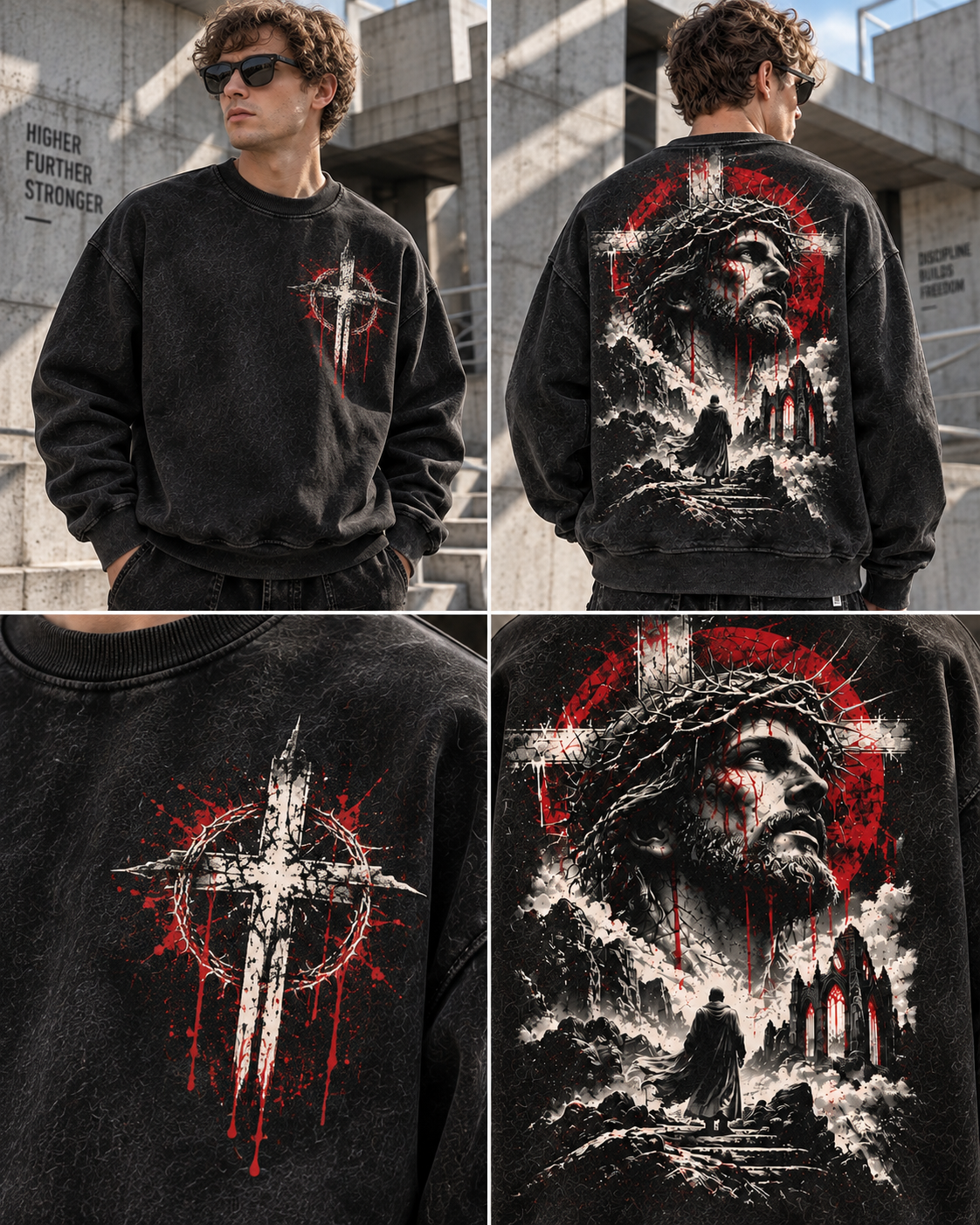 Faith & Ruins Vintage Sweatshirt