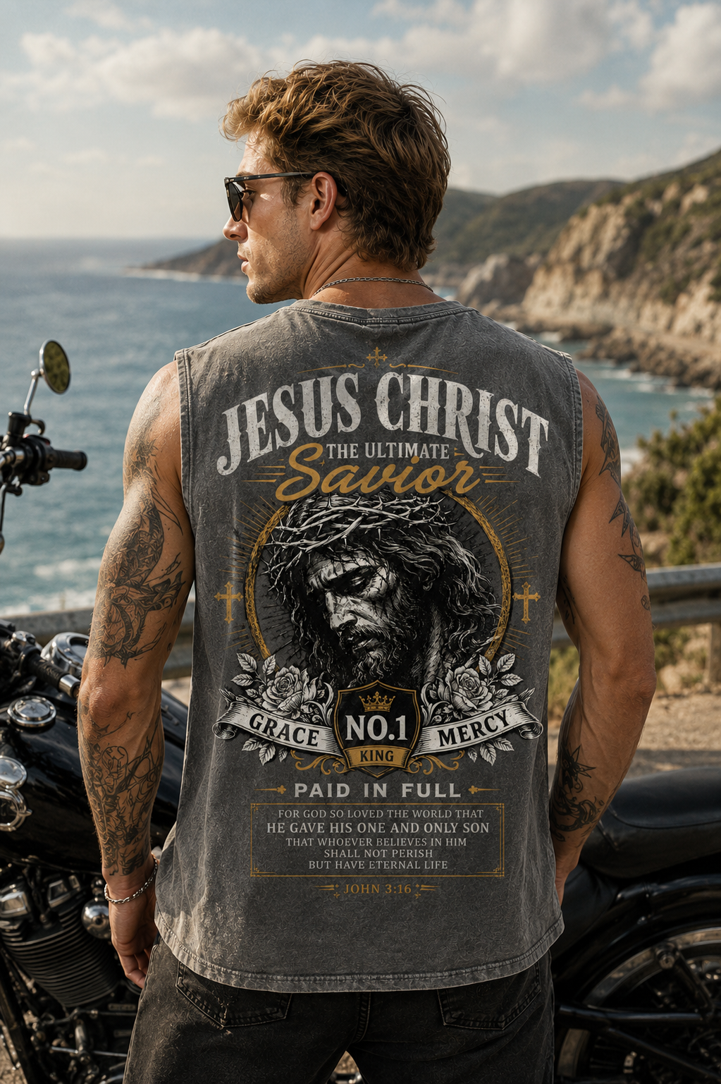 Jesus Christ Savior – Vintage Washed Tank Top