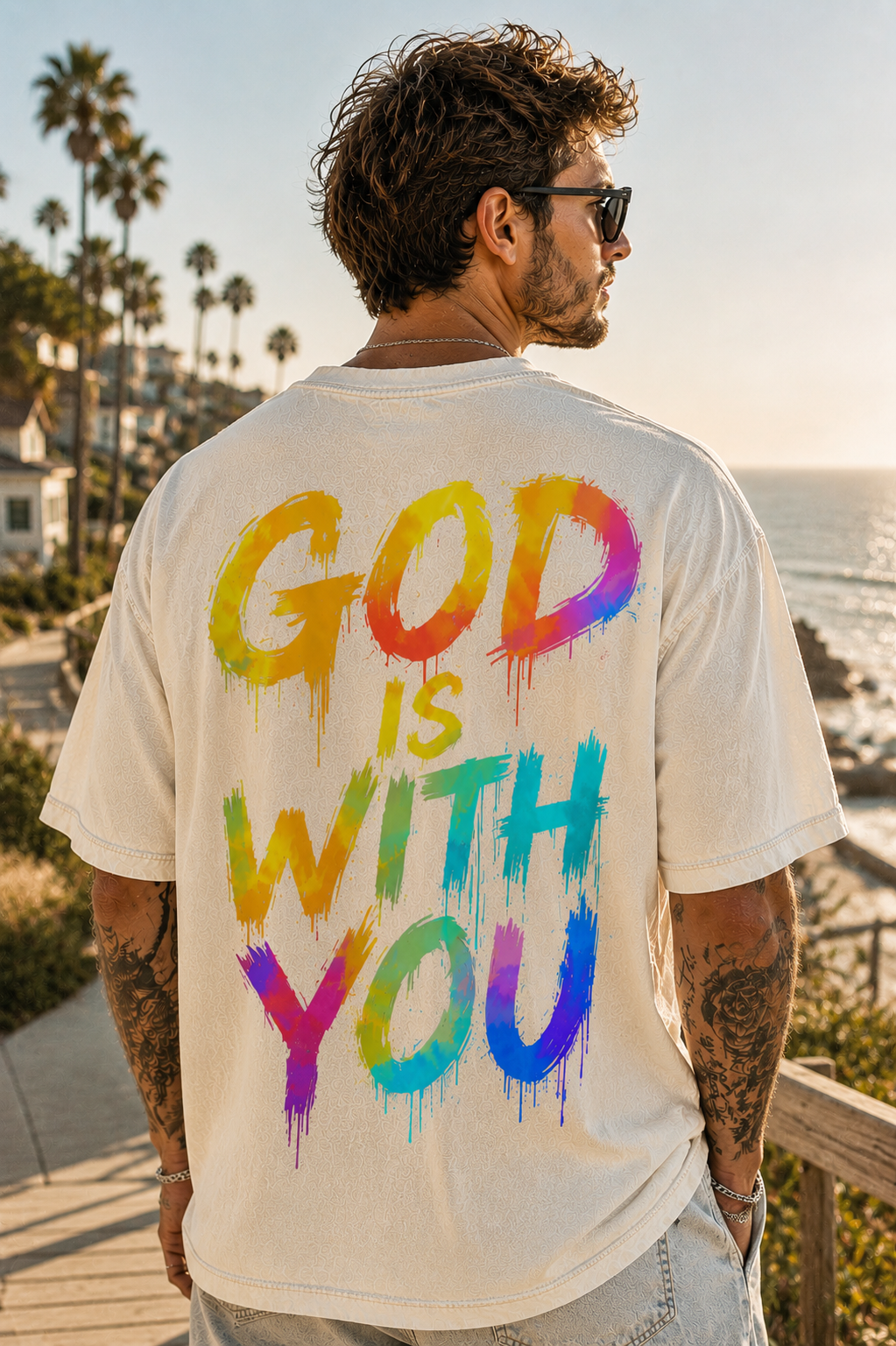 "God Is With You" Vintage T-Shirt