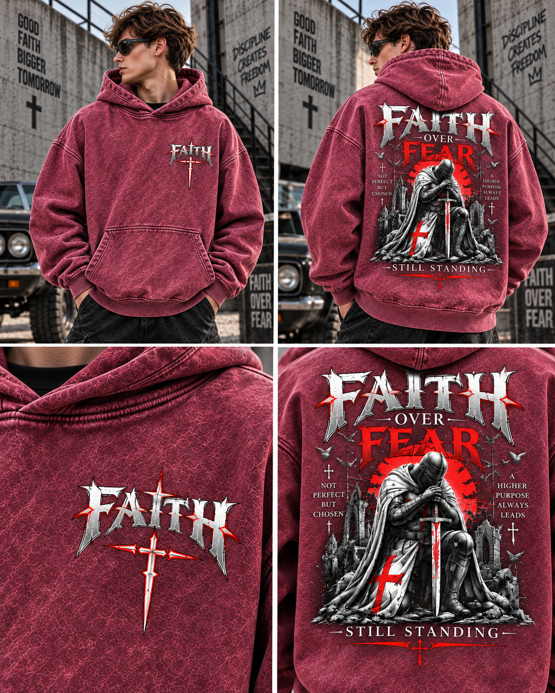 Faith Over Fear – Still Standing Hoodie