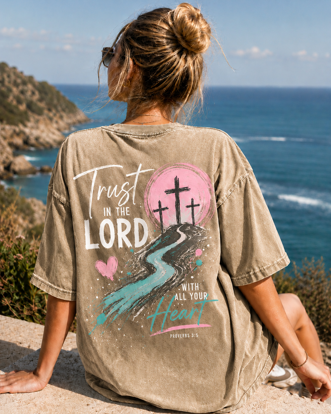 Trust in the Lord Graphic Vintage Wash T-Shirt