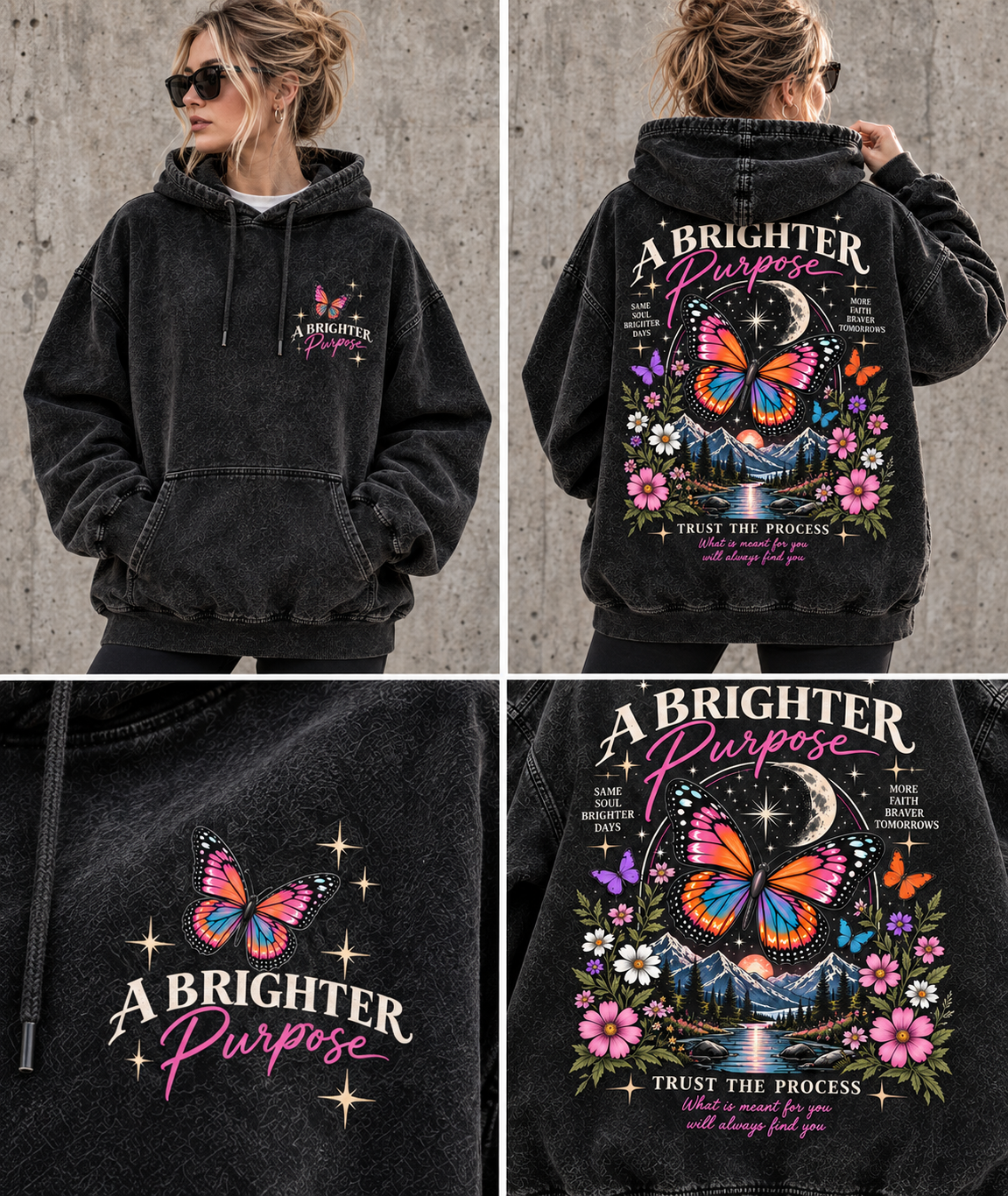 A Brighter Purpose – Vintage Wash Hoodie