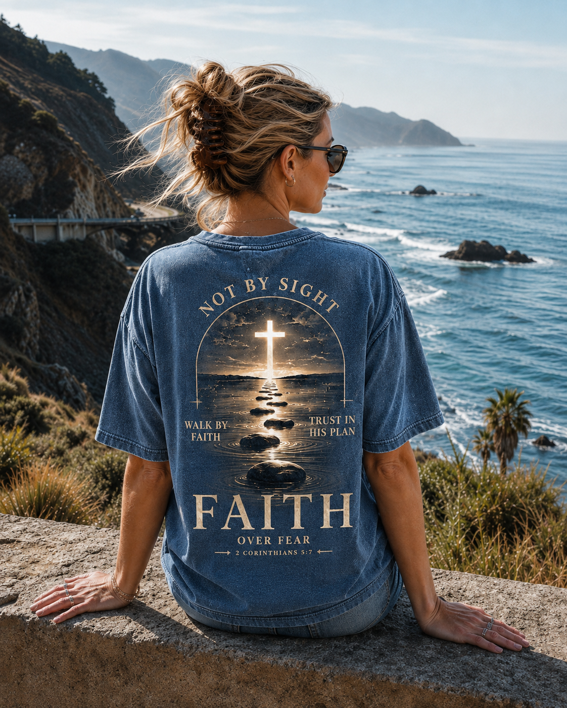 Faith Over Fear Vintage Tee