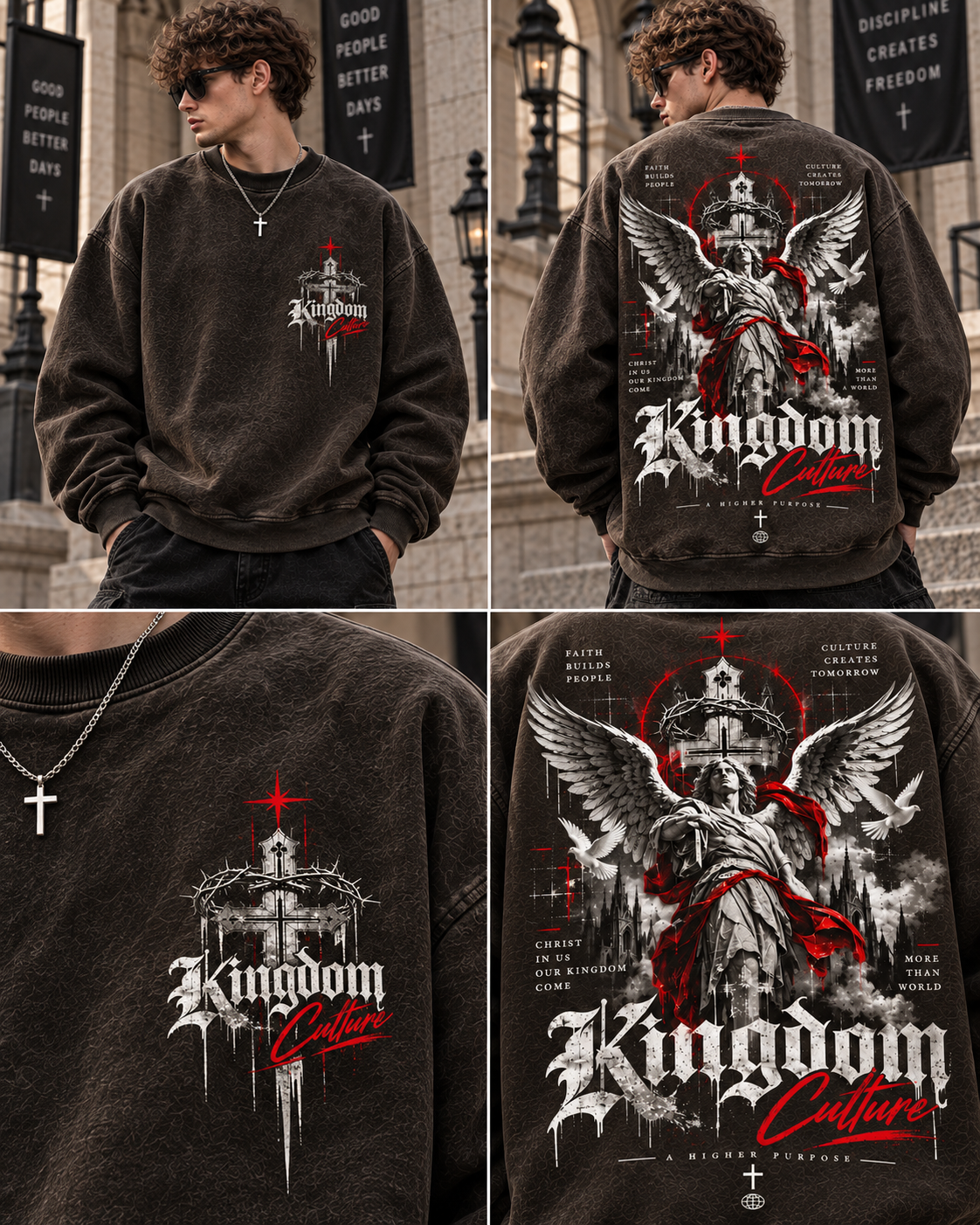 Kingdom Culture Vintage Wash Sweatshirt