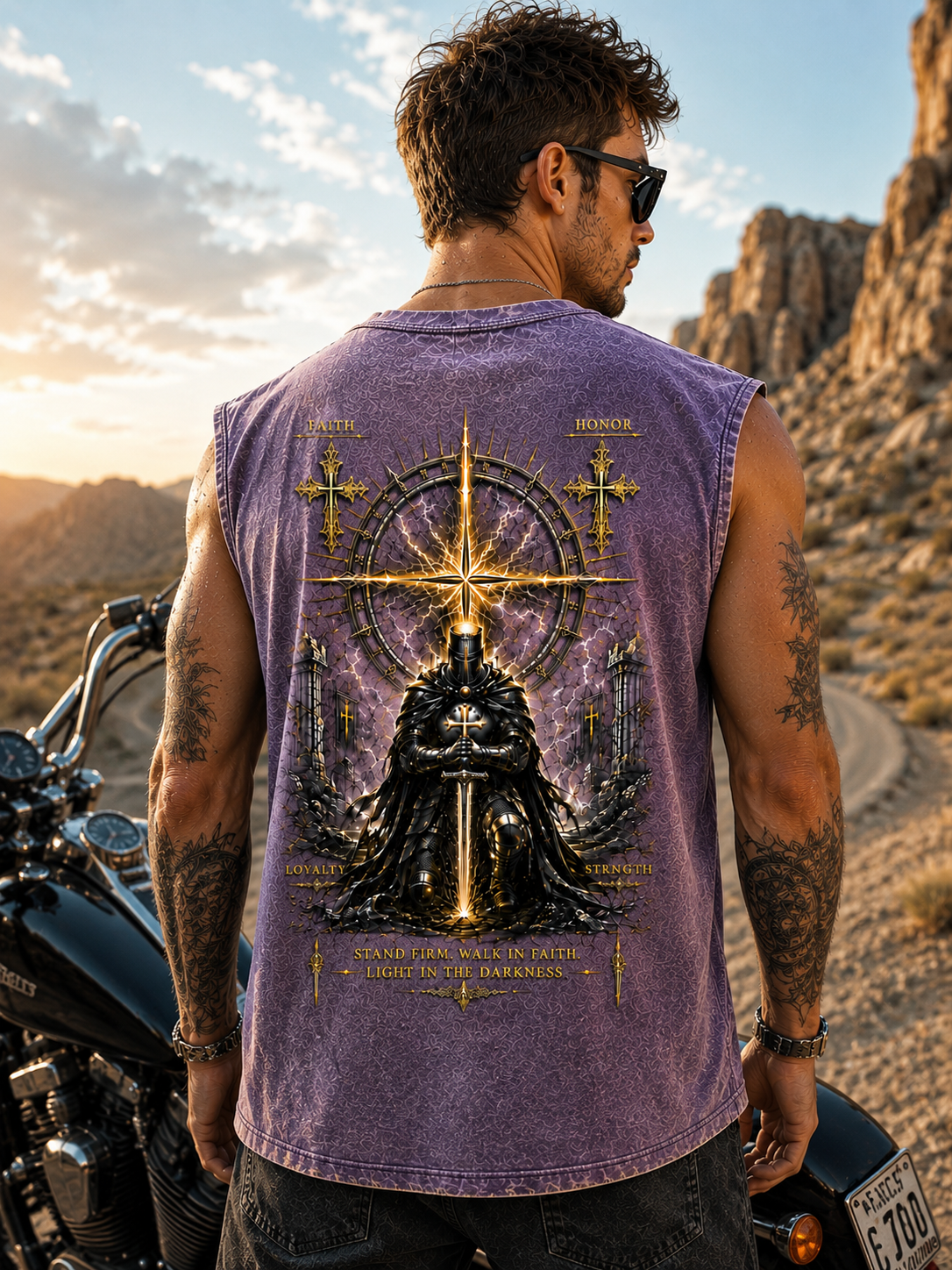 Faith & Honor Knight Tank Top