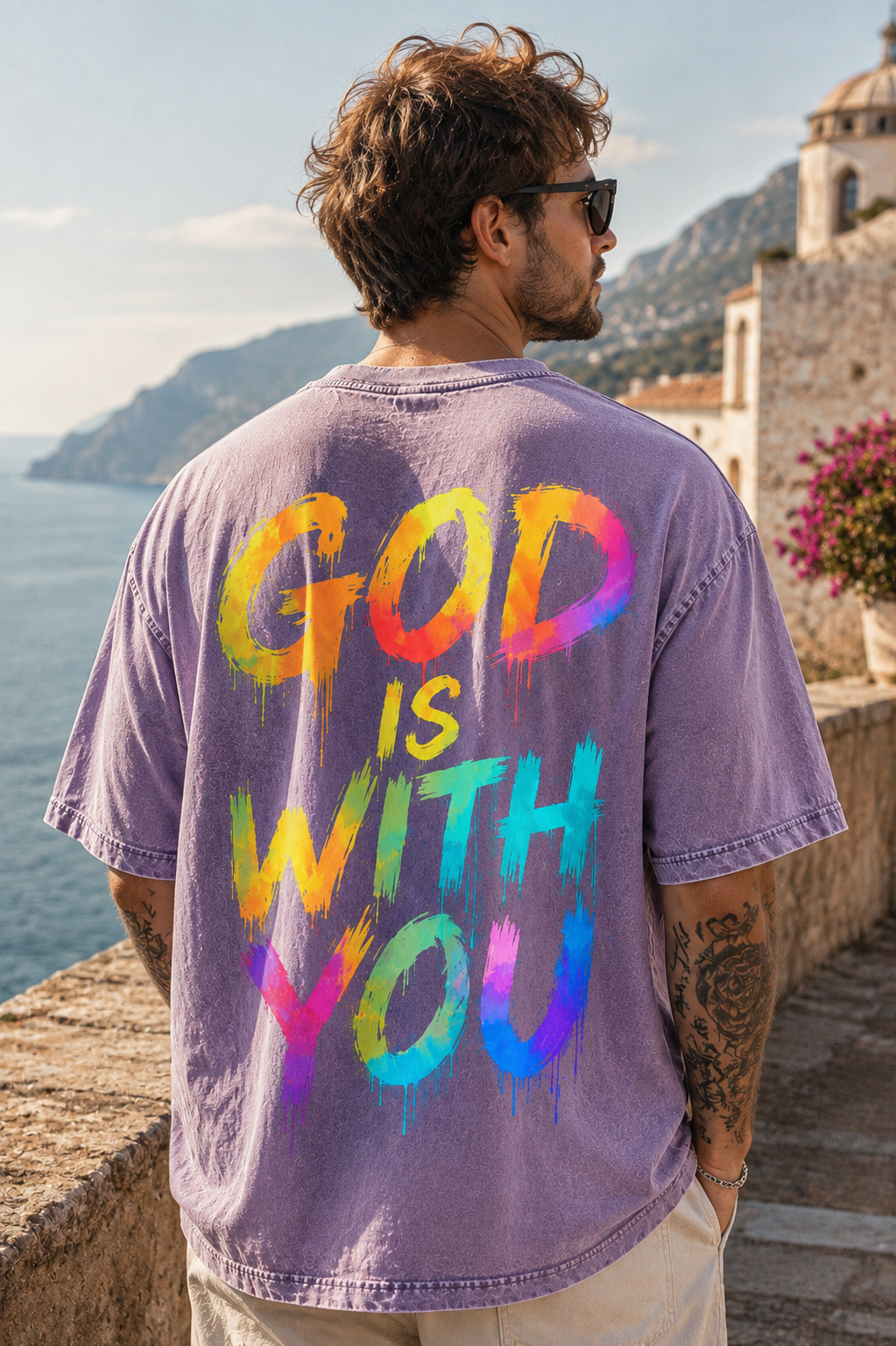 "God Is With You" Vintage T-Shirt