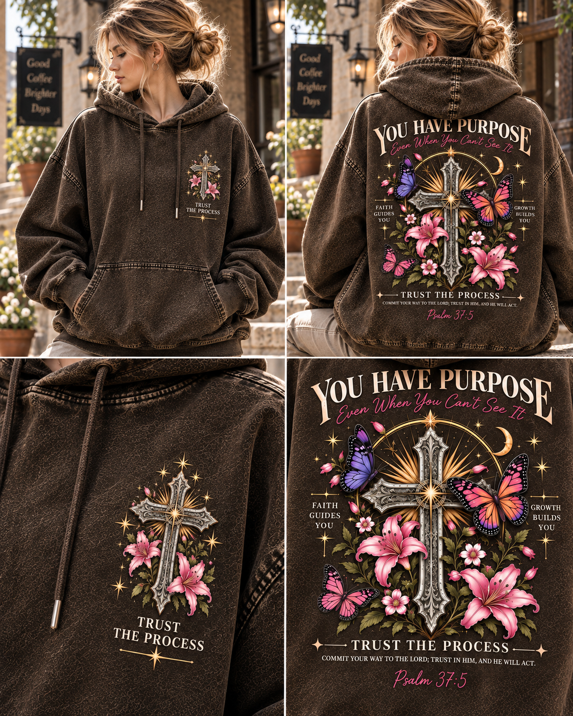 Purpose & Faith Vintage Hoodie