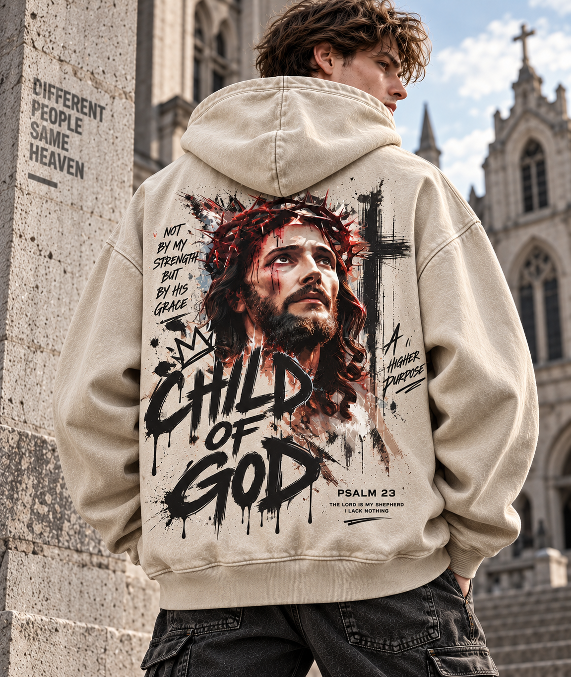 Child of God Vintage Faith Hoodie