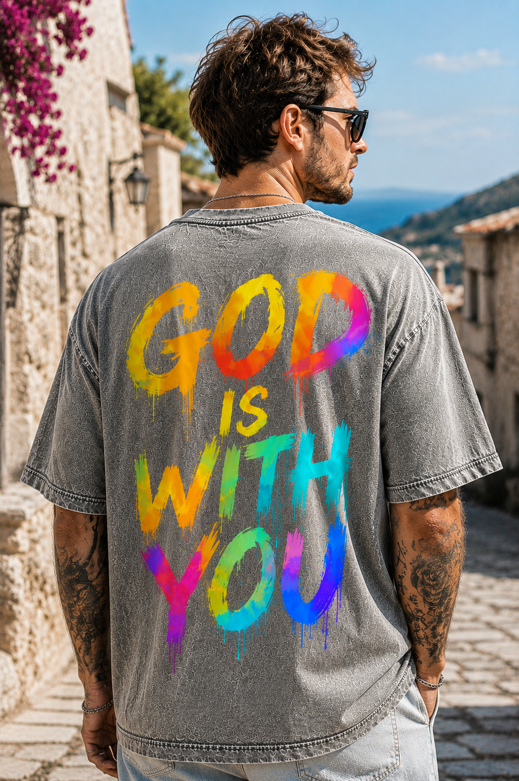 "God Is With You" Vintage T-Shirt