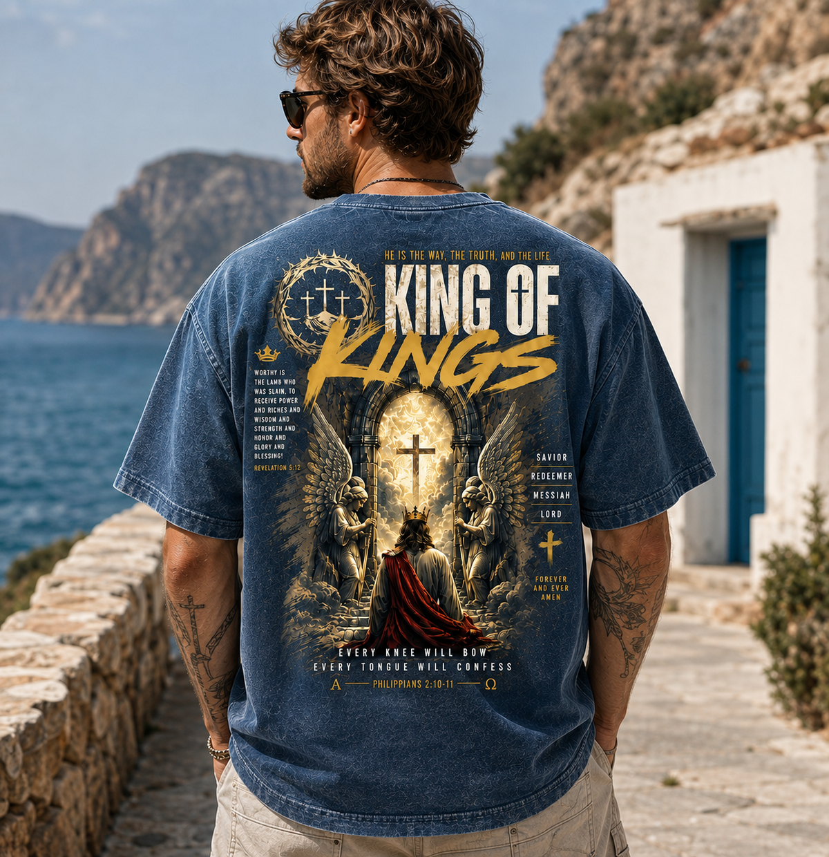 King of Kings Vintage Christian Tee