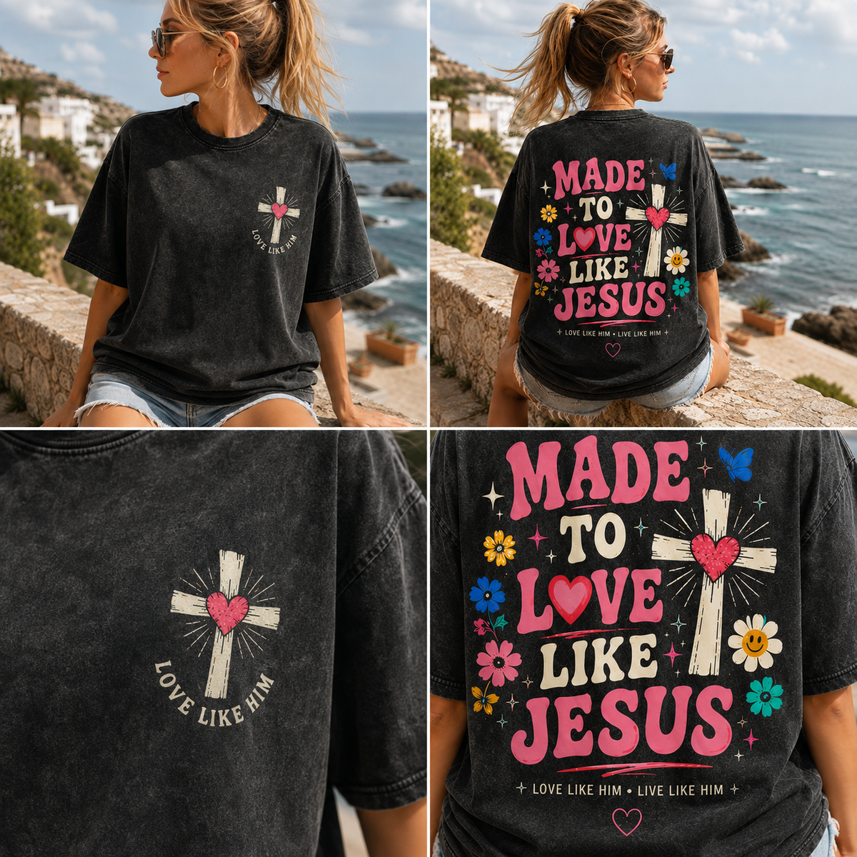 Made to Love Like Jesus – Vintage Graphic Tee