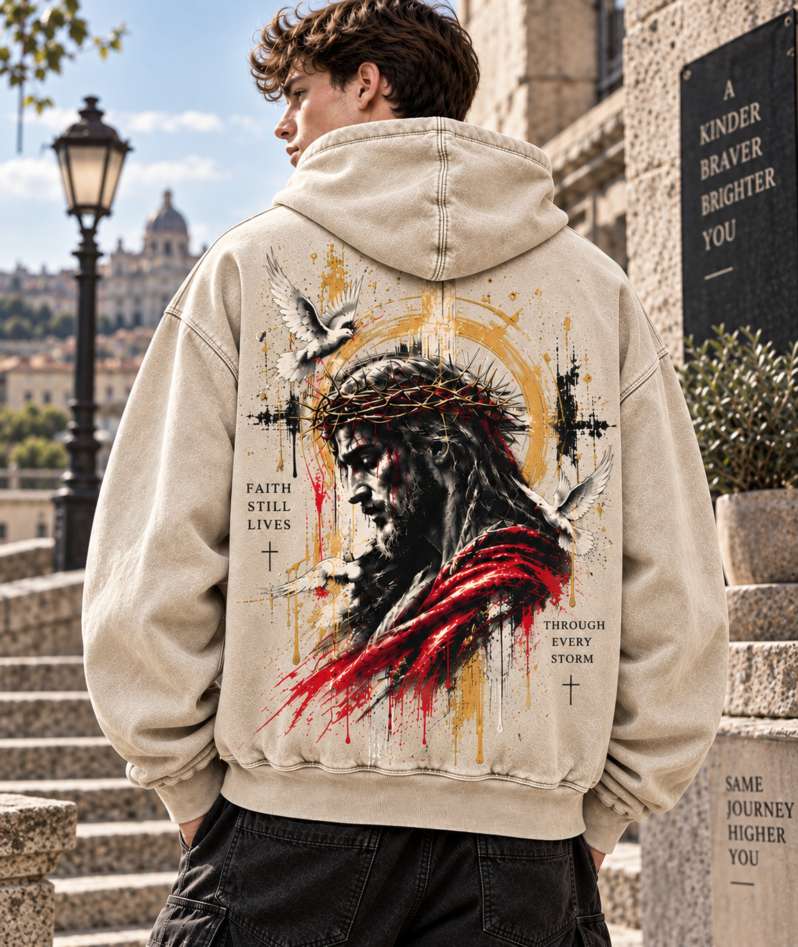 Faith Still Lives Hoodie – Vintage Christian Streetwear