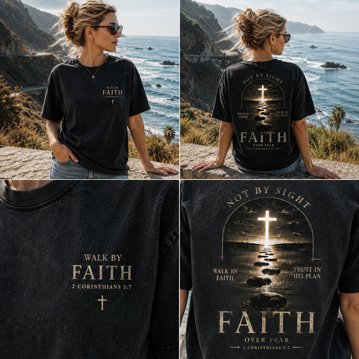 Faith Over Fear Vintage Tee