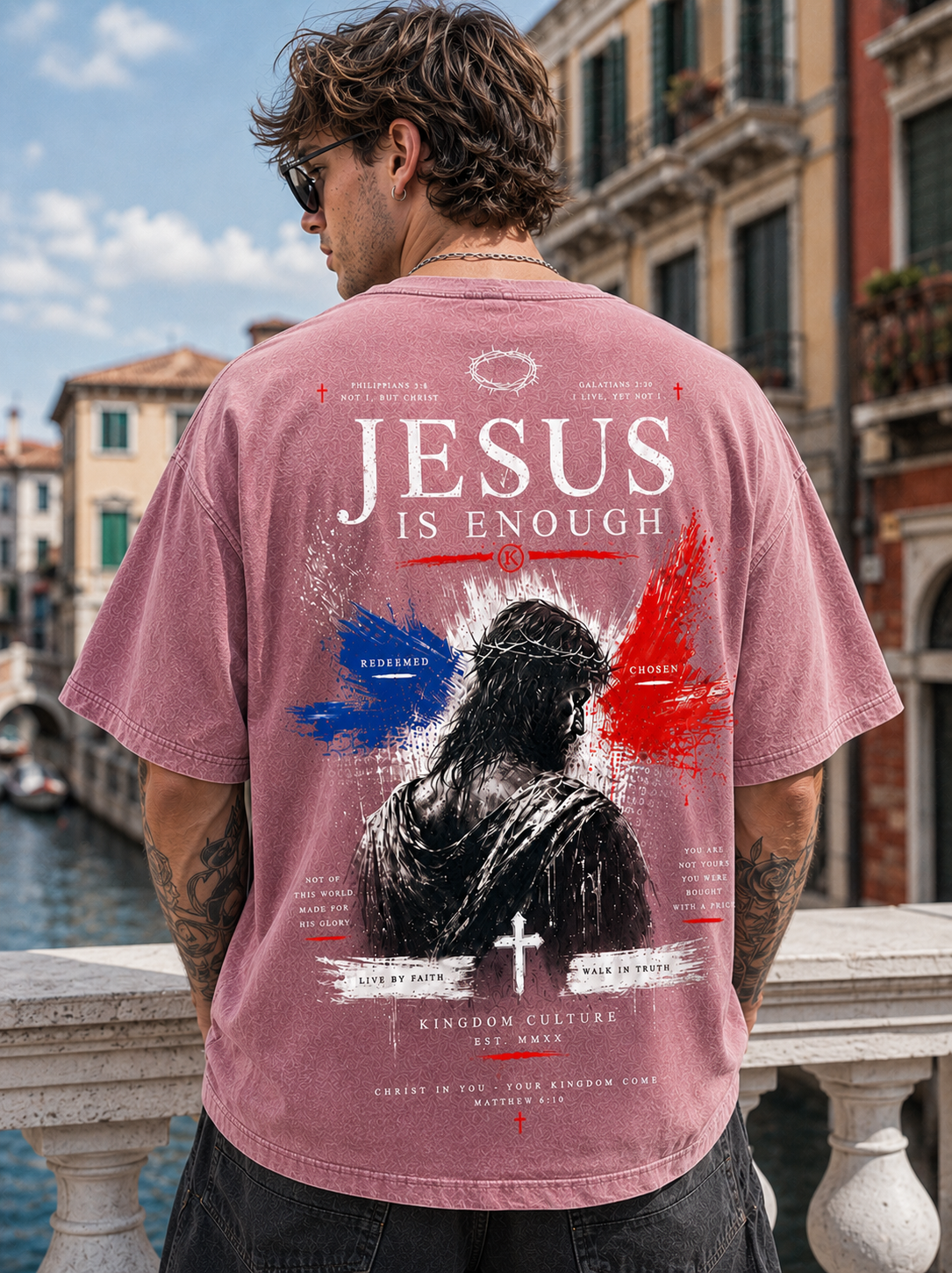 Jesus Is Enough — Vintage Christian T-Shirt