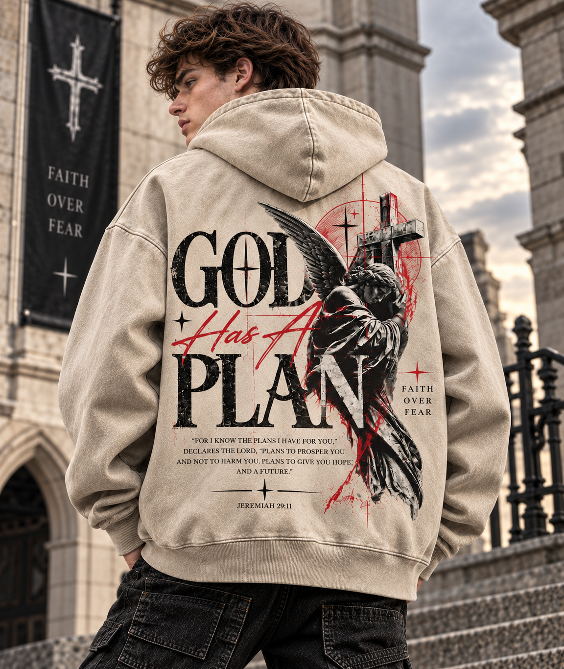 GOD Has A Plan – Faith Over Fear Hoodie