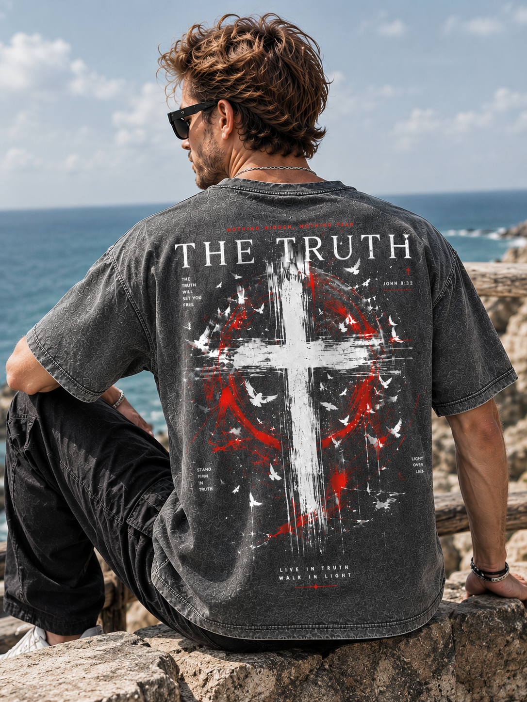 The Truth Vintage Cross Tee