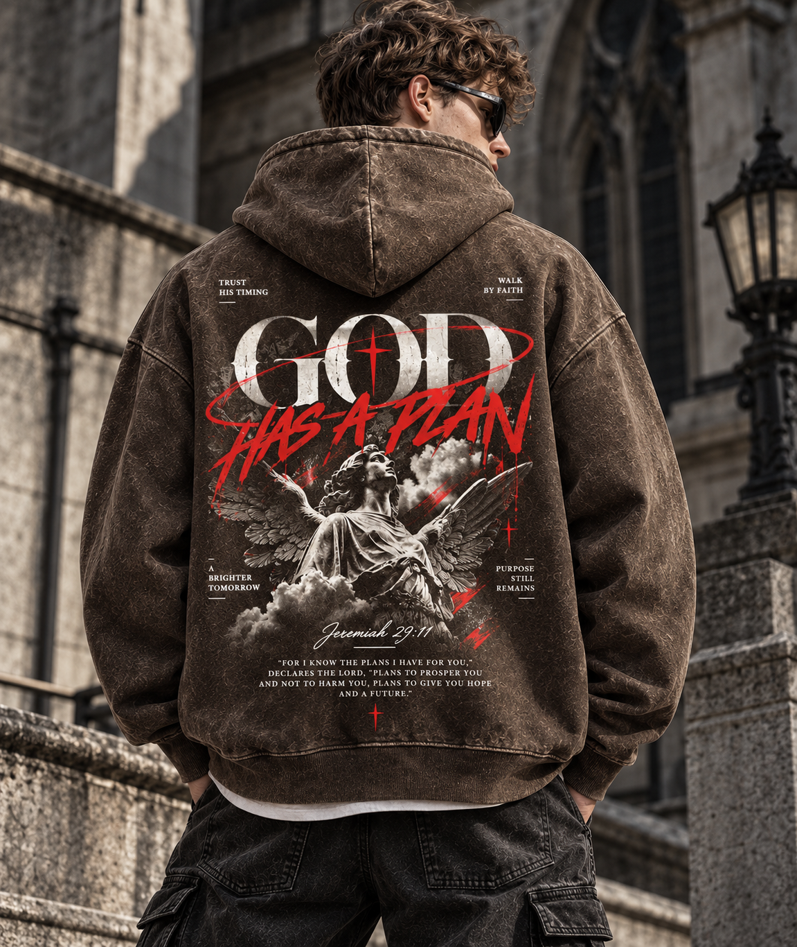 God Has A Plan – Vintage Faith Hoodie
