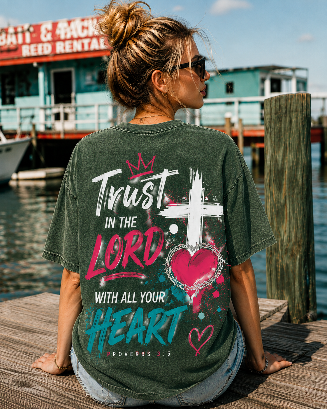 Trust In The Lord Graphic Tee – Vintage Christian Streetwear