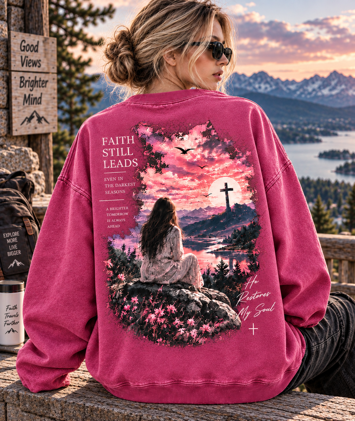 Faith Still Leads – Vintage Faith Sweatshirt