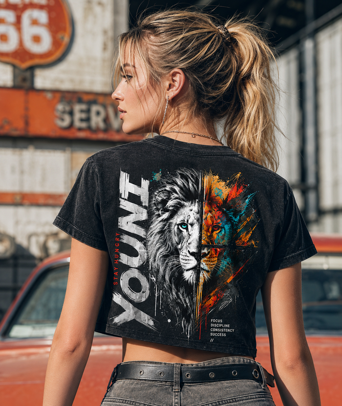 YOUNG Lion – Stay Hungry Crop Top