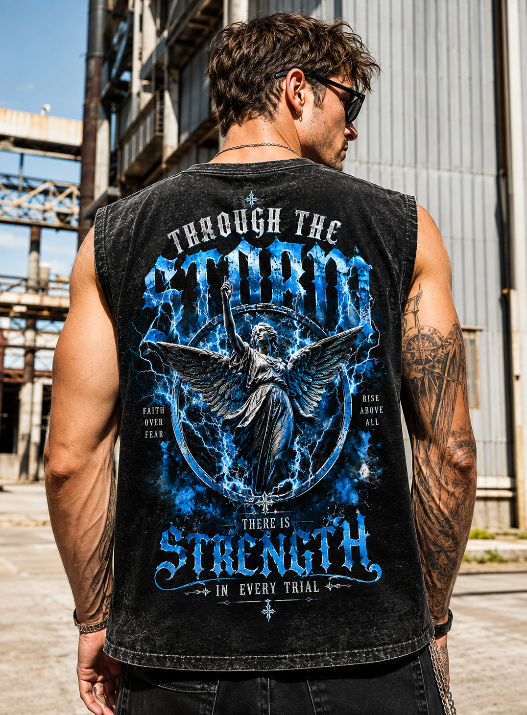 Through the Storm Angel Washed Tee