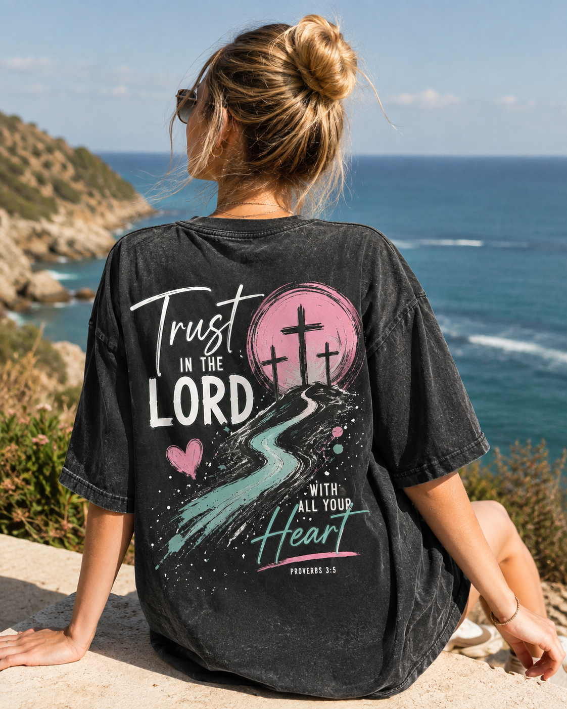 Trust in the Lord Graphic Vintage Wash T-Shirt