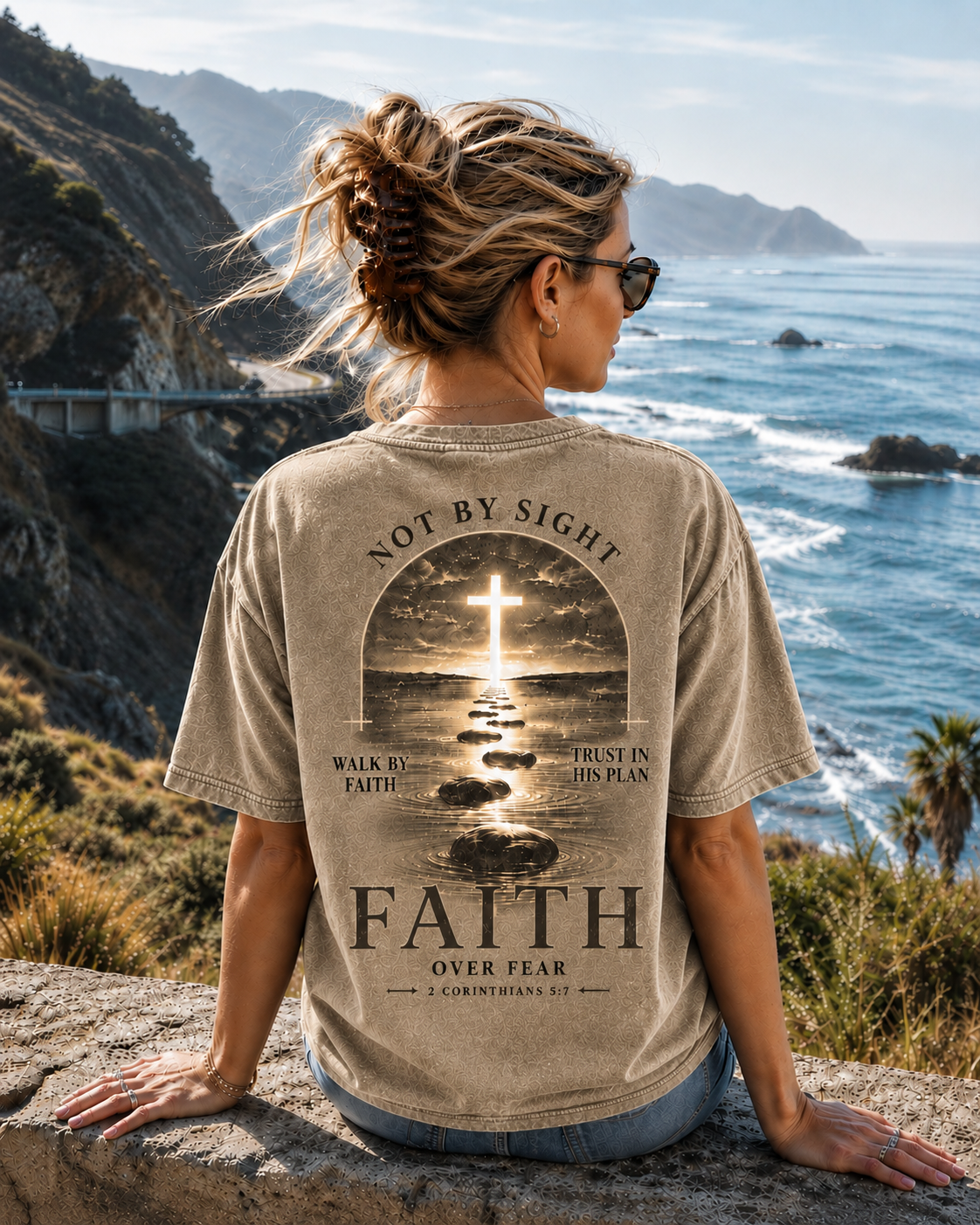 Faith Over Fear Vintage Tee