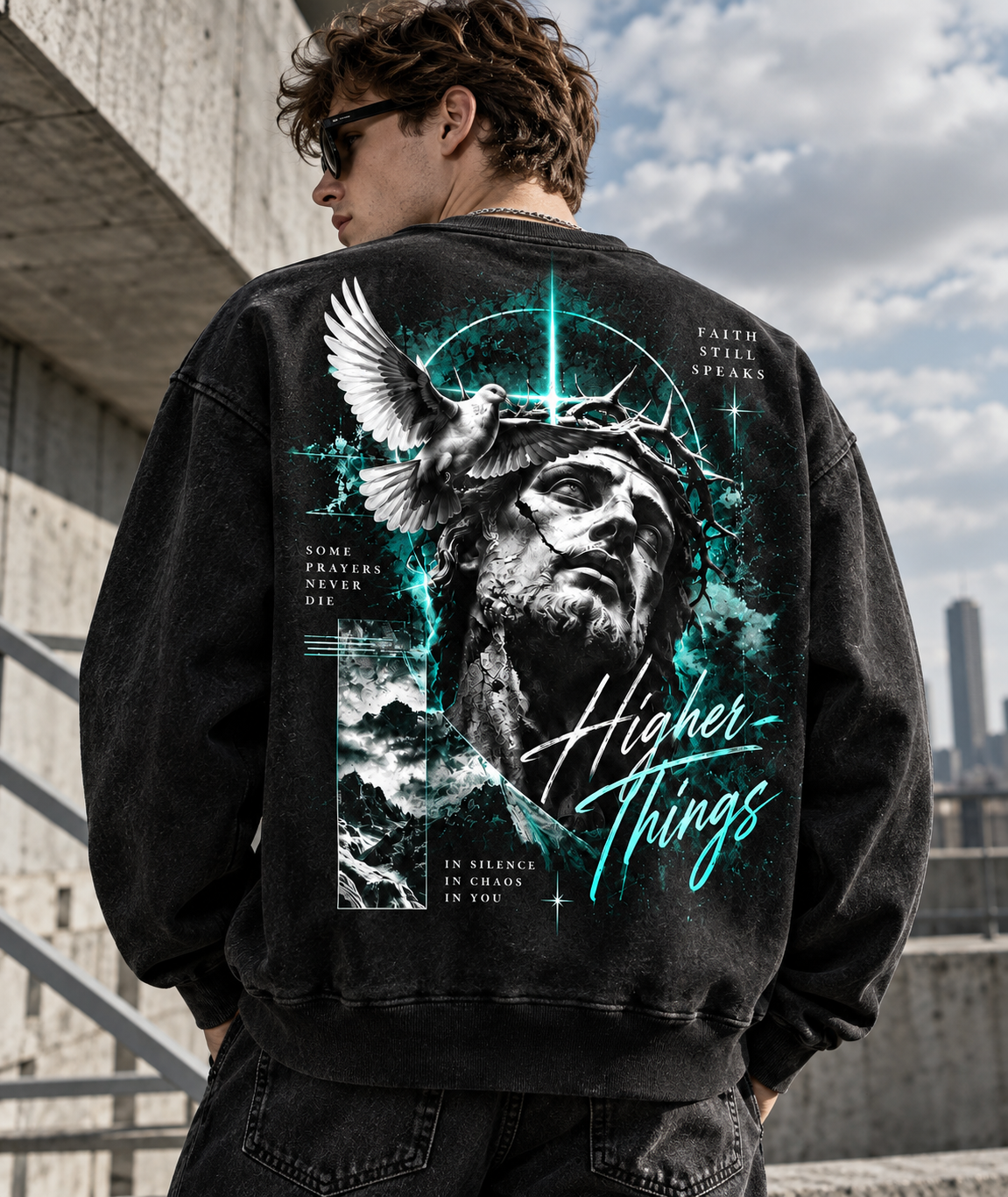 Higher Things Vintage Graphic Sweatshirt