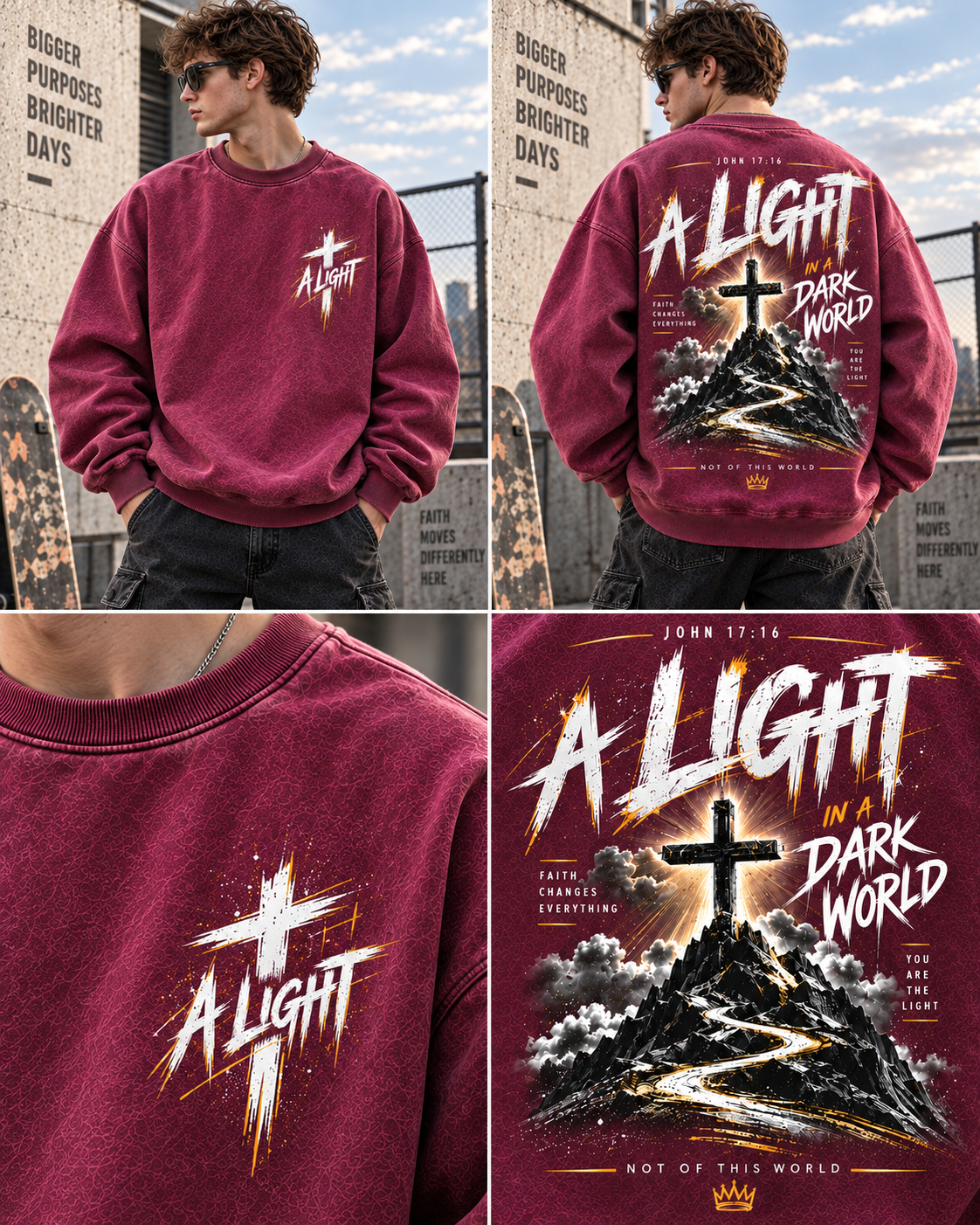 A Light Faith Vintage Sweatshirt