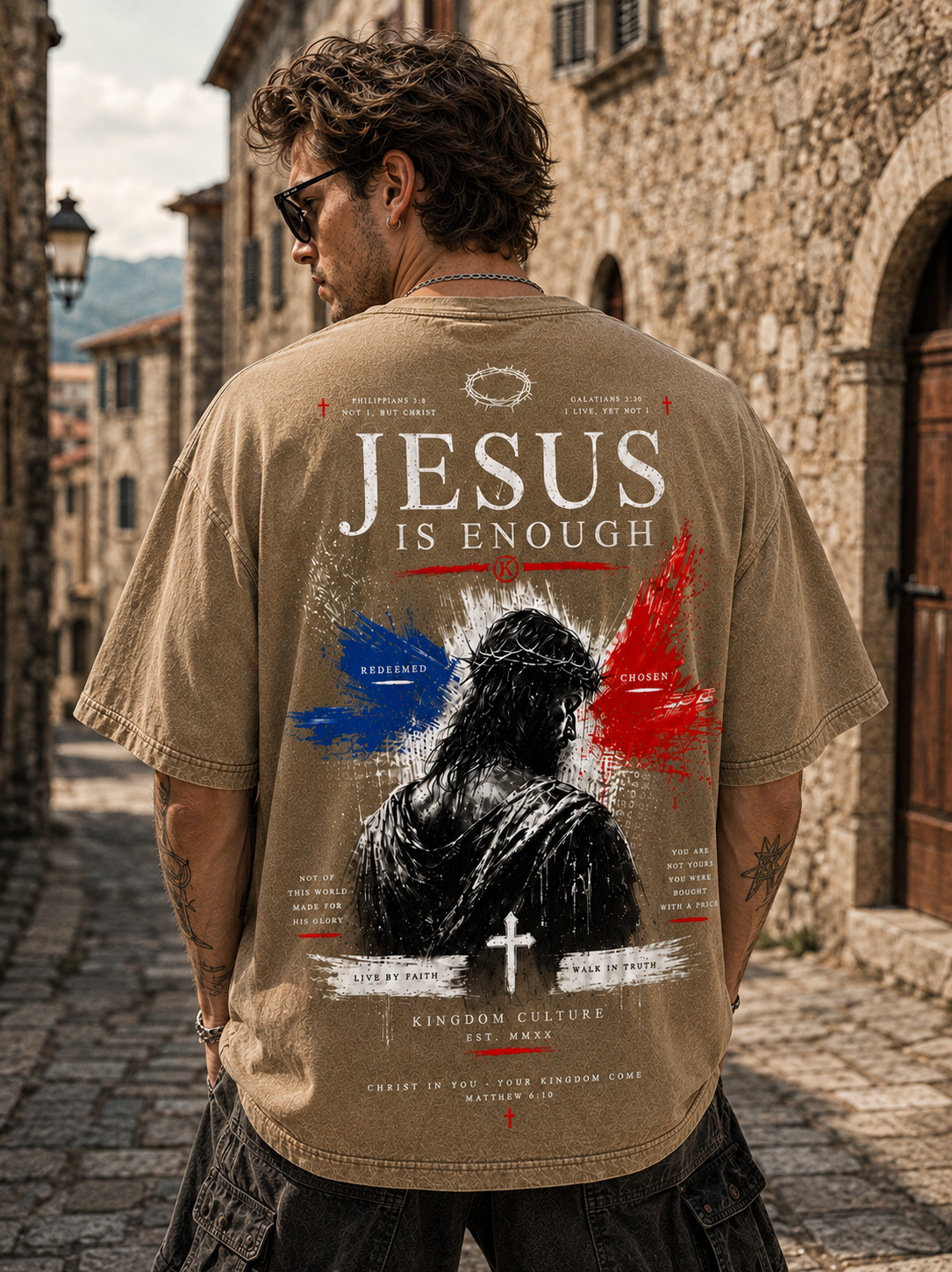 Jesus Is Enough — Vintage Christian T-Shirt