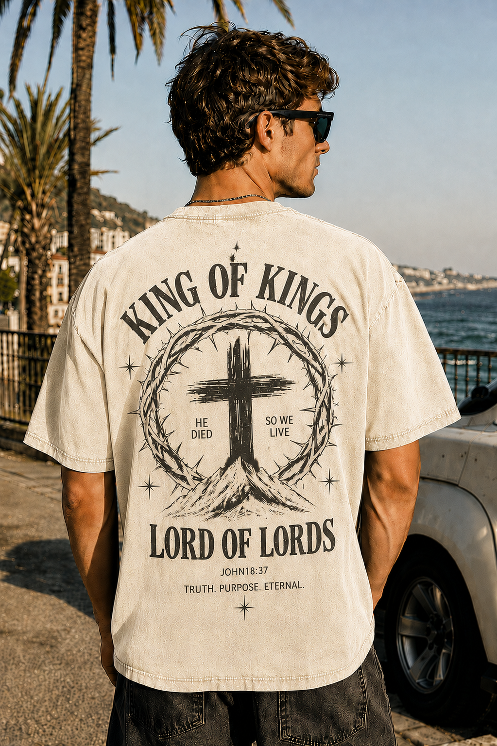 King of Kings Vintage Graphic T-Shirt – Oversized Washed Tee