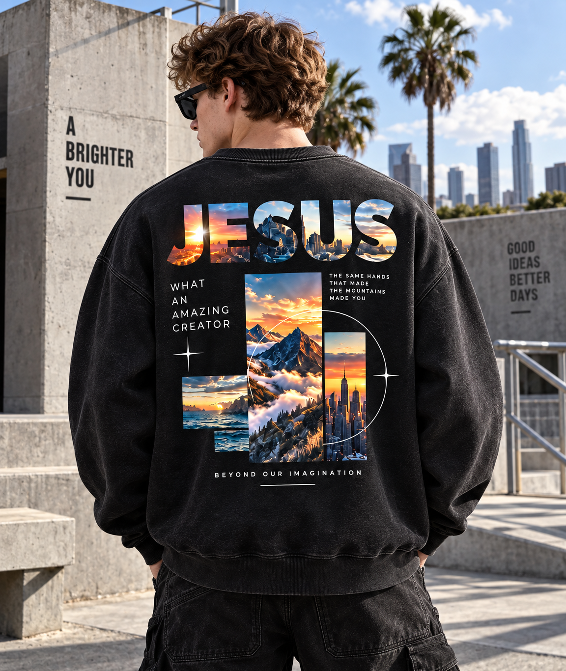 Jesus Beyond Imagination – Vintage Graphic Sweatshirt