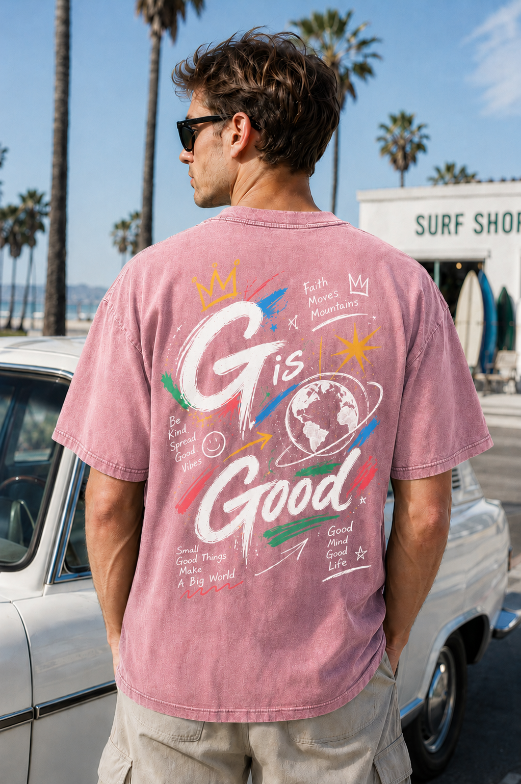 G Is Good Vintage Graphic Oversized T-Shirt